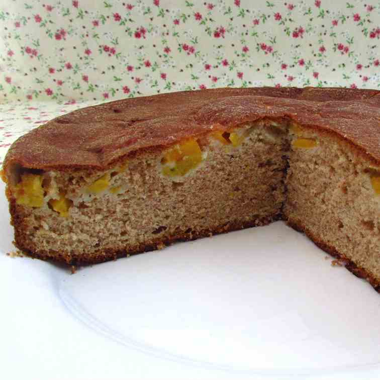 Peach cinnamon cake