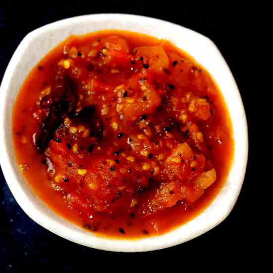 Bengali style tomato chutney