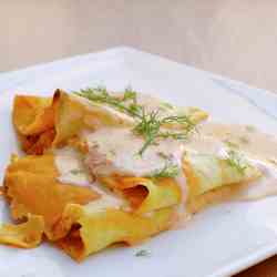 Salmon Crepes