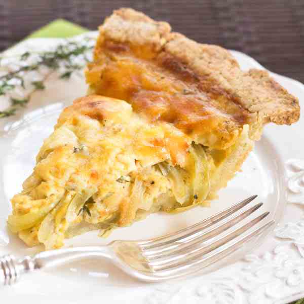 Three Cheese Onion Tart