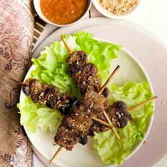 Hot - Healthy Beef Satays