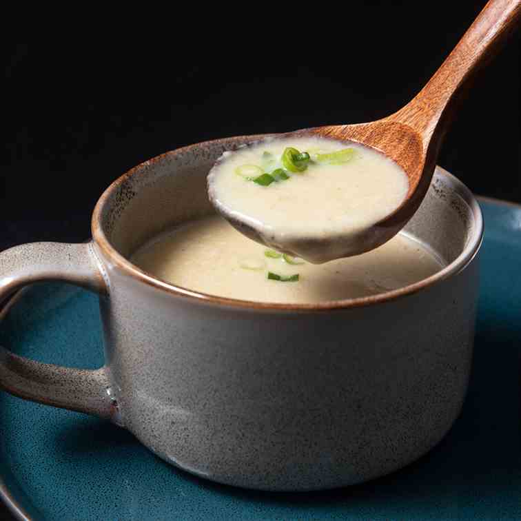 Instant Pot Potato Leek Soup