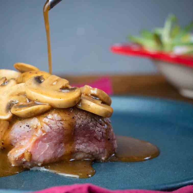 Beef Tenderloin with Bourbon