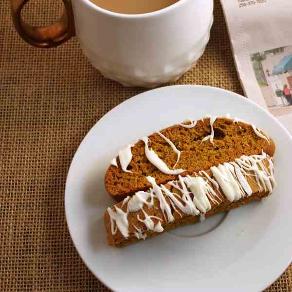 Pumpkin Spice Latte Biscotti