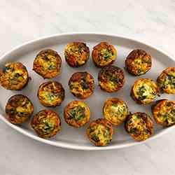 Spinach & Goat Cheese Mini Quiche