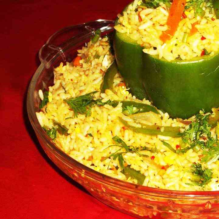 Capsicum Rice Recipe