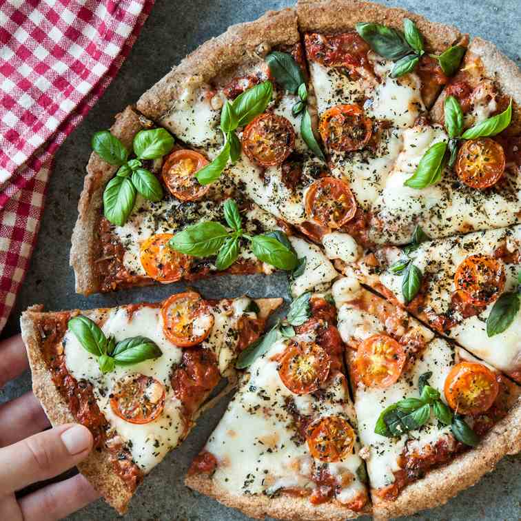 Almost Guilt-free Pizza Margherita
