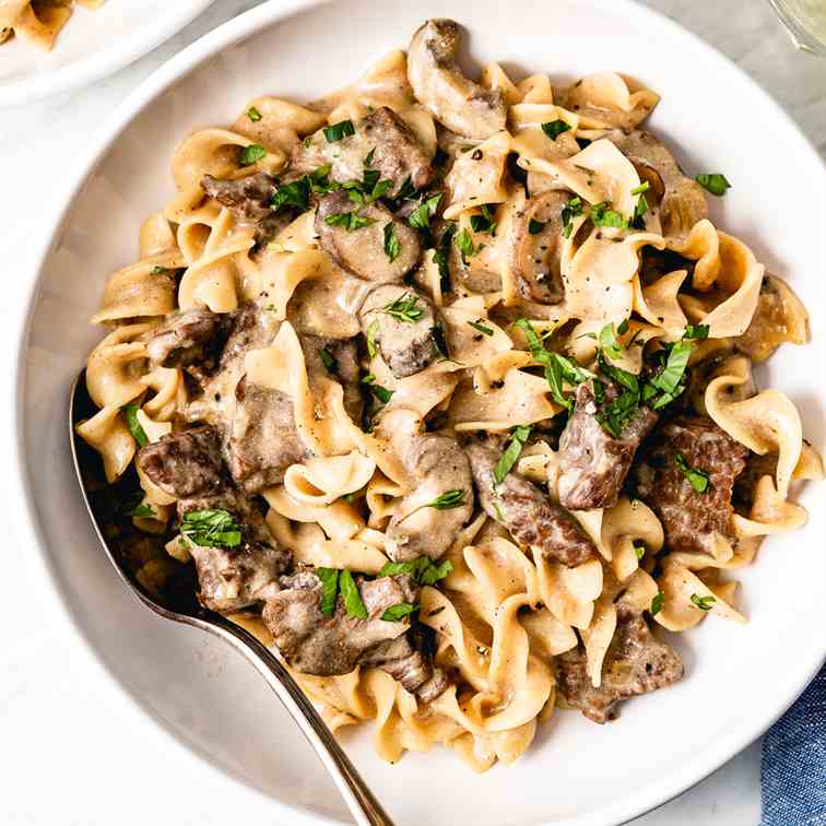 Easy Beef Stroganoff