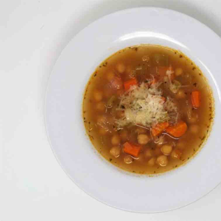 Sicilian Chickpea and Vegetable Soup