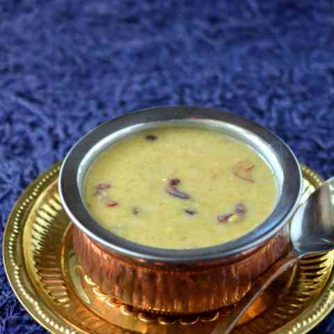 Moong Dal Kheer Pasi Paruppu Payasam