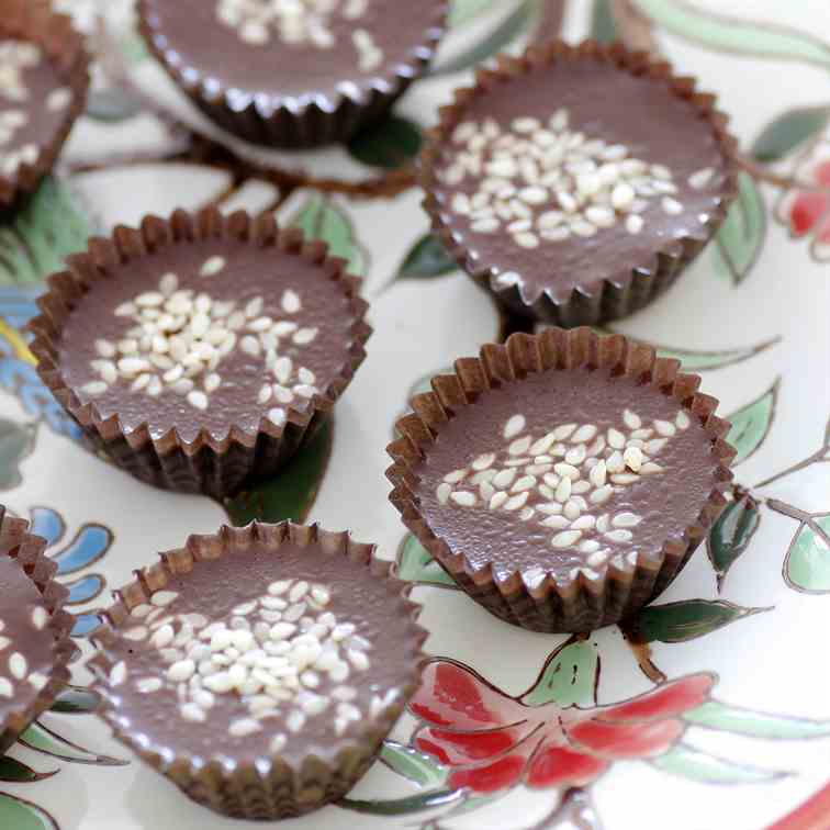 Tahini Chocolate Fudge