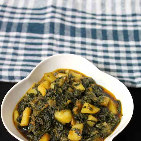 aloo palak