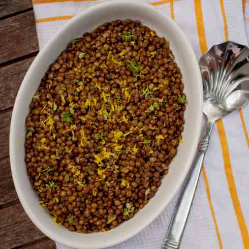 Classic French lentils