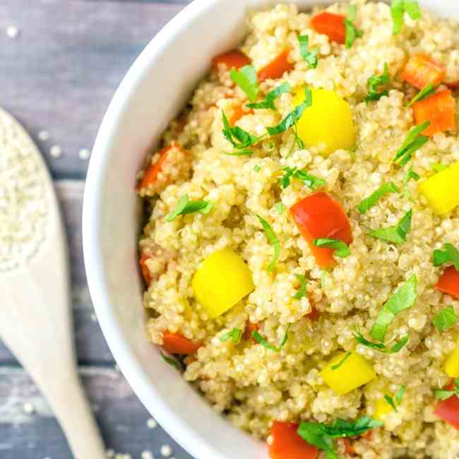 Quinoa - Pepper Pilaf