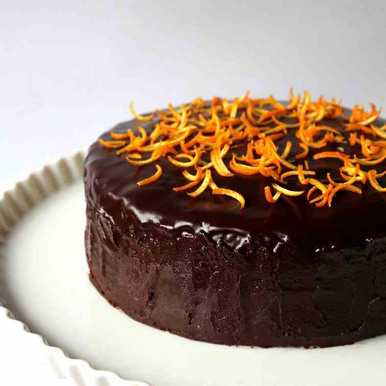 Chocolate Cake with Orange Marmalade