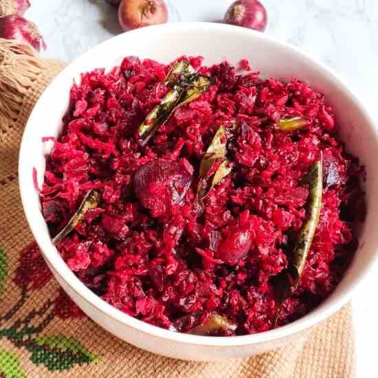 Beetroot Poriyal