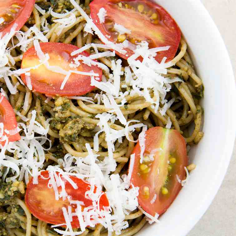 Walnut Basil Oregano Pesto-