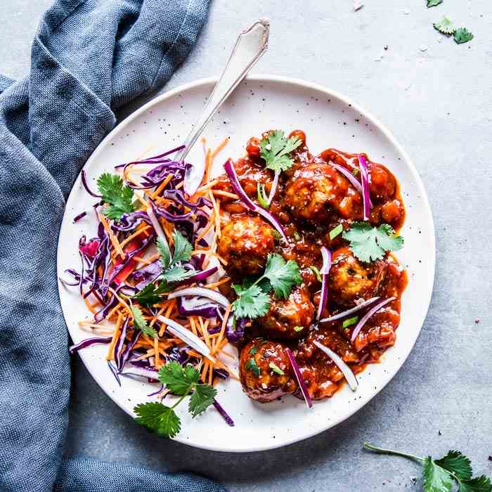 Pineapple BBQ Meatballs