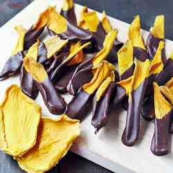 Chocolate Covered Mango Strips Recipe 