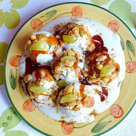 Stuffed Gol-Gappe Chaat