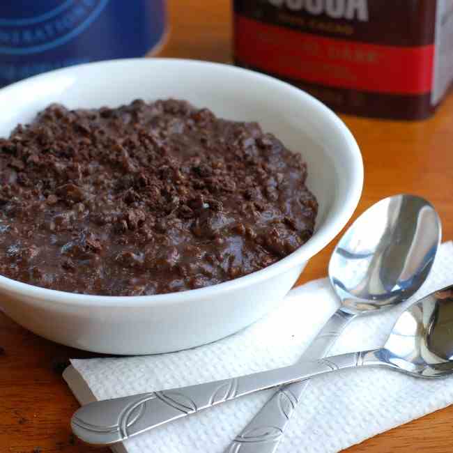 Brownie Batter Oatmeal