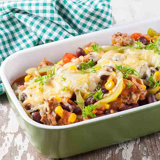 Kidney beans and corn casserole