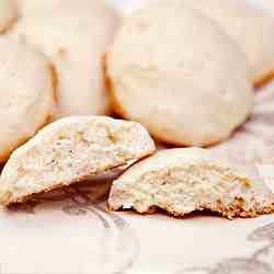 Glazed Vanilla Buttermilk Cookies