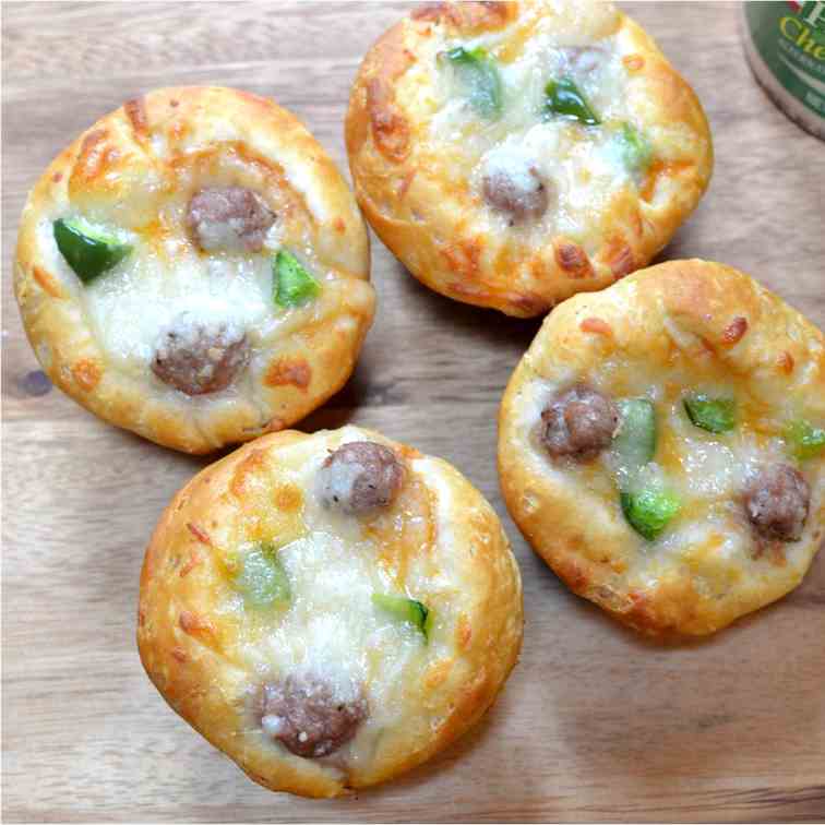 Mini Deep Dish Pizzas