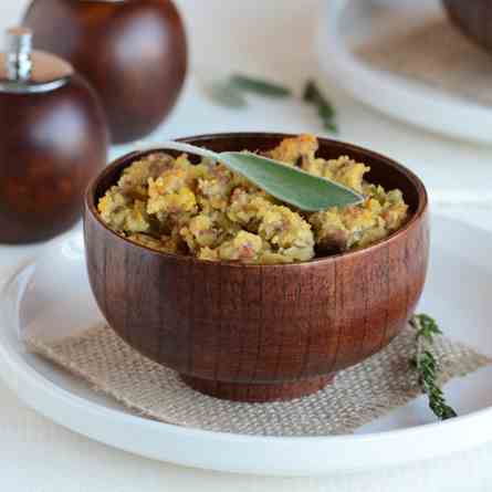 Turkey-Sage Cornbread Stuffing