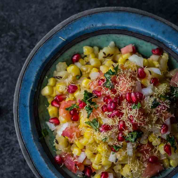 Corn Bhel - Corn Salsa