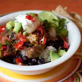 Pork Carnitas Burrito Bowls