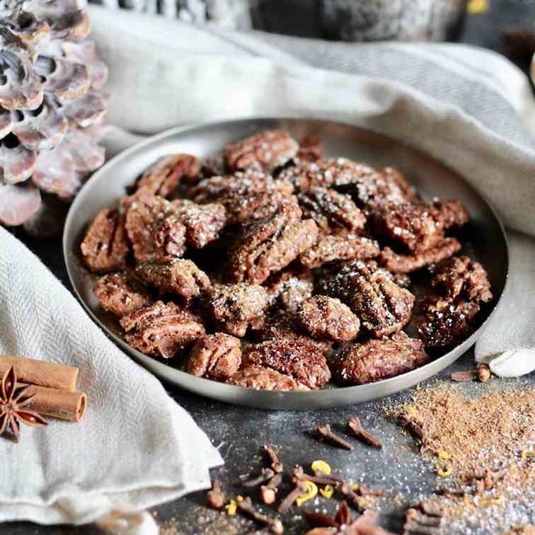 Spiced Christmas Pecans