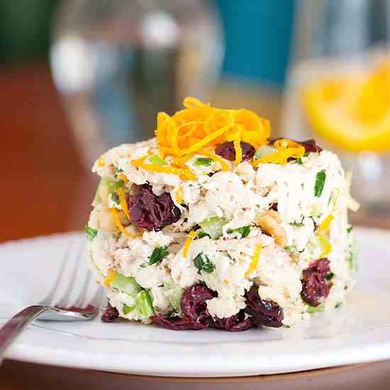 Cranberry Walnut Chicken Salad