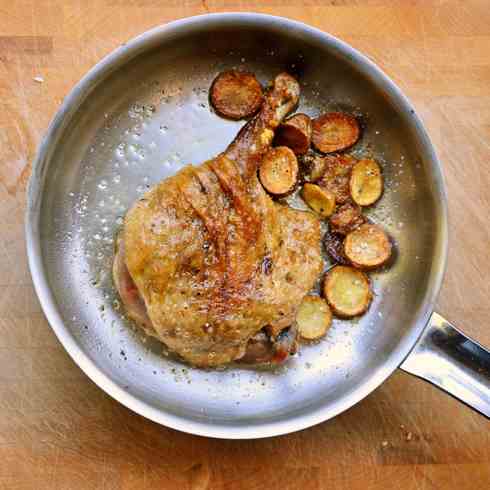 Duck leg confit