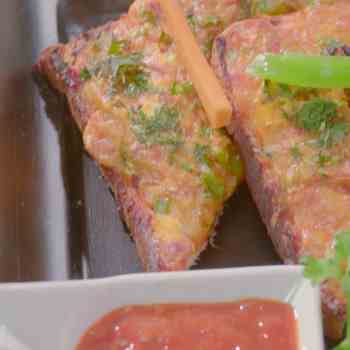 Chilli Paneer Cheese Toast