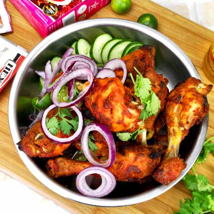 Oven-baked Tandoori Chicken