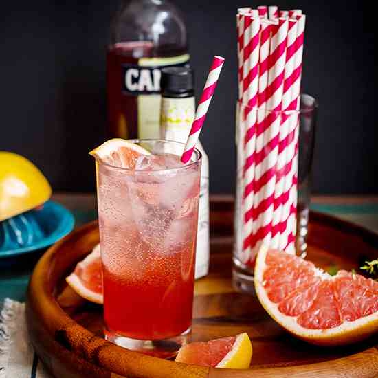 Blushing Grapefruit Collins