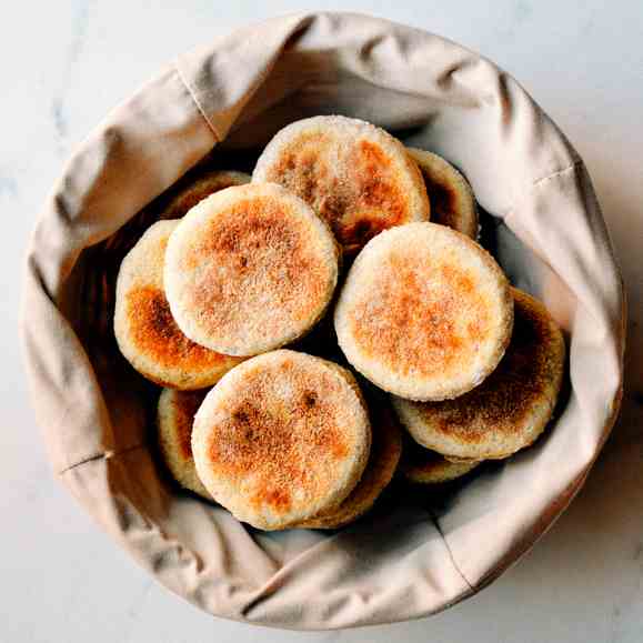 HOMEMADE MULTIGRAIN ENGLISH MUFFINS