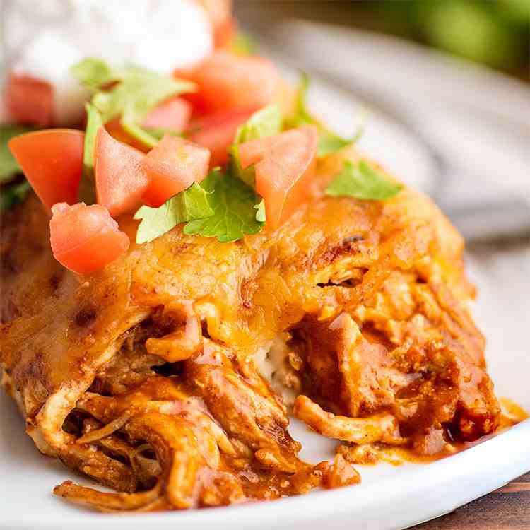 Easy Chicken Enchiladas