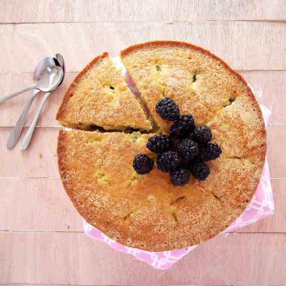 Blackberry Buttermilk Cake