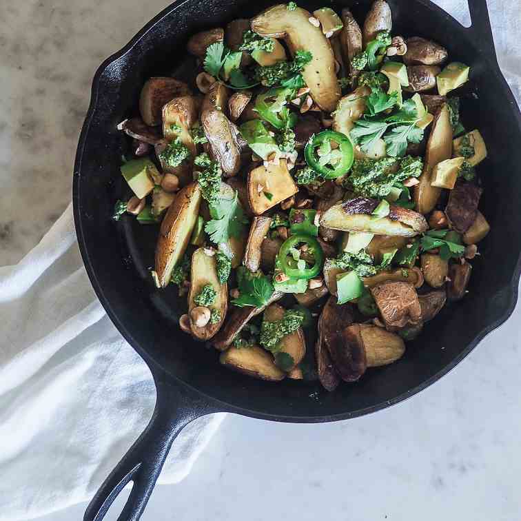 Loaded Pesto Potato Salad