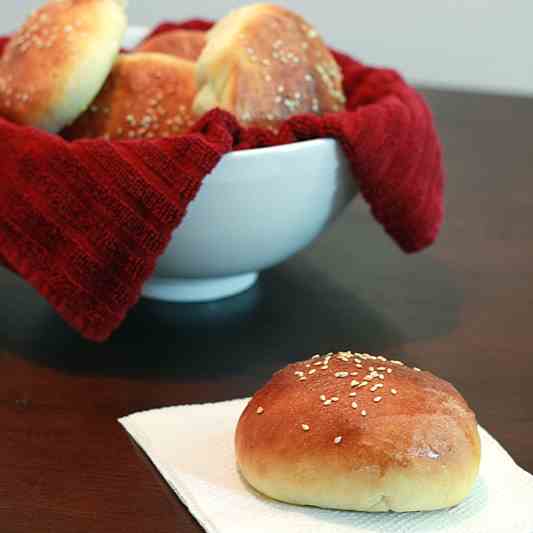 Homemade Hamburger Buns