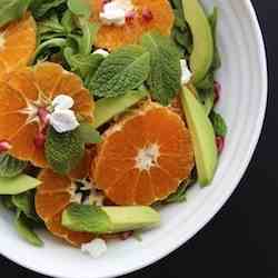 Orange Avocado & Arugula salad