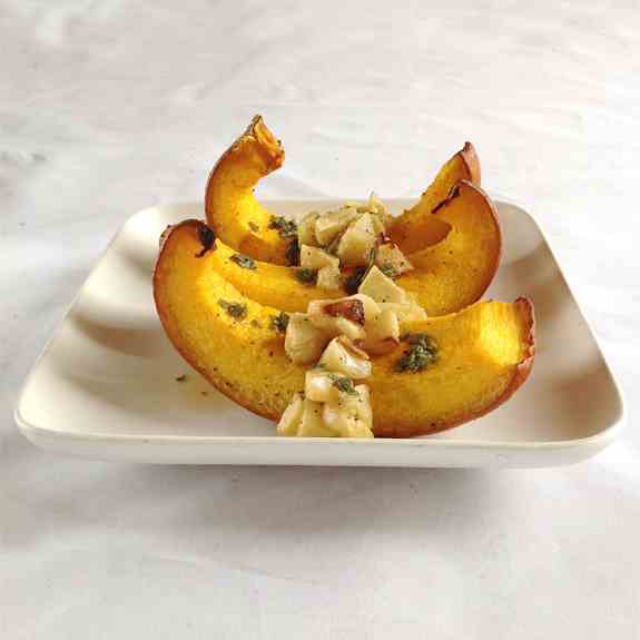 Broiled Pumpkin with Apples