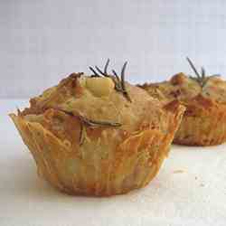 Goat's cheese & rosemary muffins