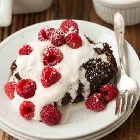 World's best hot fudge cake