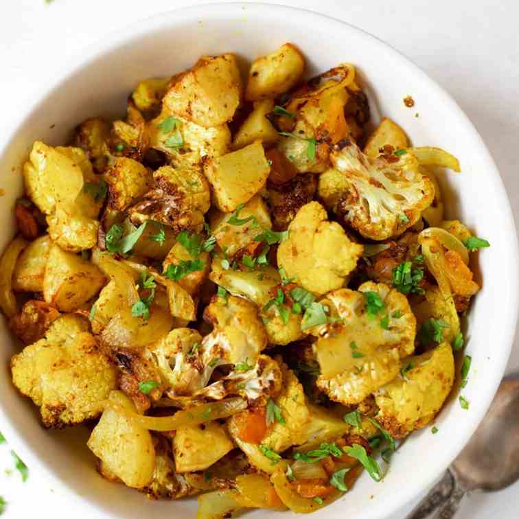 Air Fryer Aloo Gobi