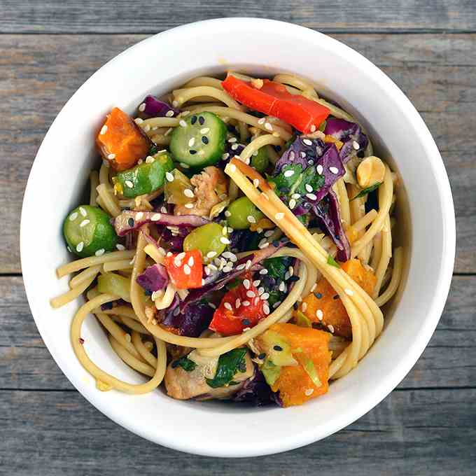 Asian Chicken Noodle Salad