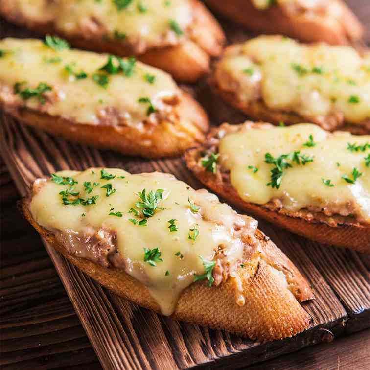 Tuna Melt Bruschetta