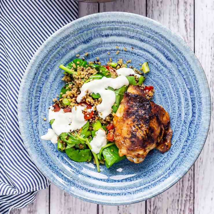 Chipotle Chicken Salad with Quinoa - Lime